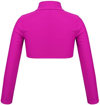 Hularka Kids Girls Basics Basics Sportswear Turtleneck Dança Tanque de dança Top Top Dance Awear Yoga Athletics Sports