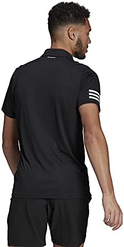 Clube de tênis masculino da adidas camisa pólo de 3 stripes