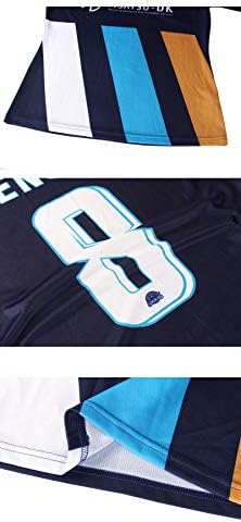 Jersey de futebol personalizada Orky com homens curtos, crianças personalizam o número do número de uniforme para