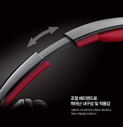Britz K830 High Sensibilidade Headset Linguagem Microfone Jogos PC PC de alto desempenho Headphone Black & Red Color