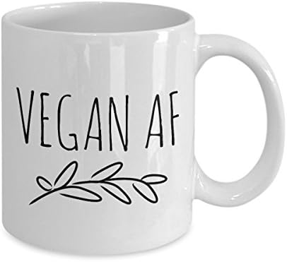 Hollywood & Twine vegan AF caneca vegana caneca vegana caneca vegana caneca engraçada vegana cofee caneca vegana gag presente