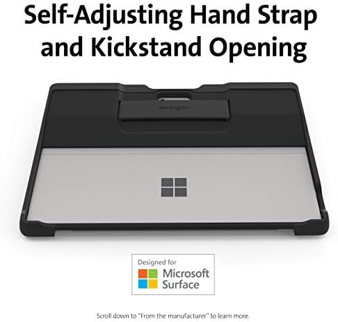 Kensington Surface Pro 7 Caso robusto - Surface Pro 7, 7+, 6, 5, 4, preto