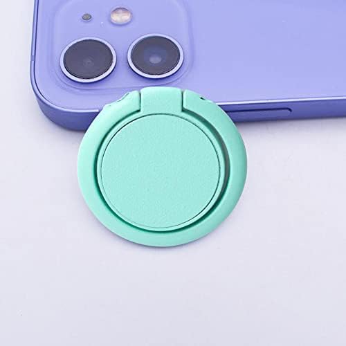 [2 pacote] acabamento fosco redondo round ultrafino suporte do anel de celular, rotação de 360 ​​graus e ponta de anel de dedo