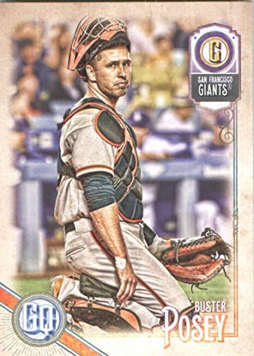 2018 Topps Gypsy Queen 81 Buster Posey San Francisco Giants Official MLB Baseball Trading Card em condição bruta