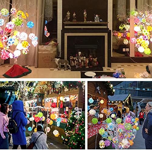 Mzcyfuy lâmpada tonalidade DIY 3D Puzzle Flower Night Light Light Home Garden Festival Decoração para presentes