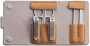 FZZDP Manicure Conjunto Profissional Scissors de aço inoxidável Kit de tesoura Ferramentas de cutícula Art Cutter Clipper