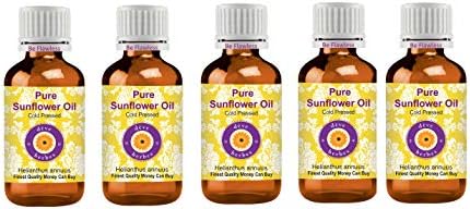 Deve Herbes Pure Sunflower Oil Pressado com Fria 100ml x 5