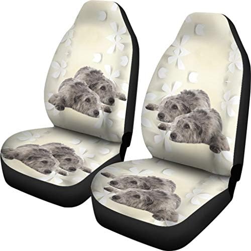 Pawlice Amazing Irish Wolfhound Dog Print Car Seat Covers