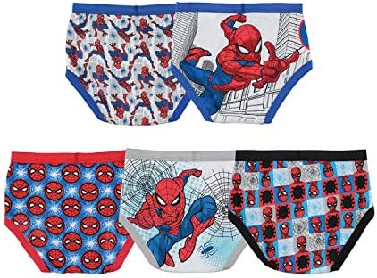 Spiderman Boys '5 8-PK algodão cuecas nos tamanhos 4, 6 e 10