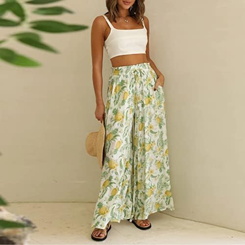 Miashui Wide Pants Casual for Women European e American 2023 Summer New Women Fulled calças curtas para mulheres verão Casual Summer