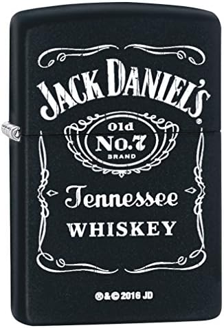 Zippo Jack Daniel's Tennessee Whisky Black Matte Flighter, 3742