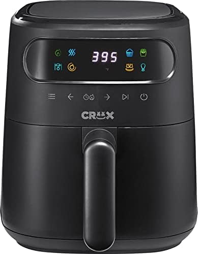 Crux Marshmello 3.0 QT Air Fryer Digital, azeitona empalhada