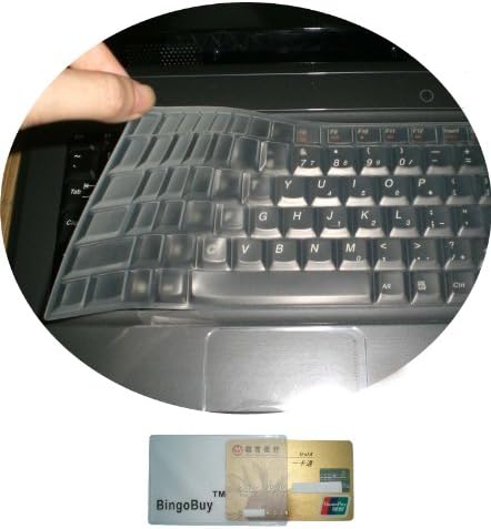 BingoBuy Clear Silicone Keyboard Protector Skin Cover for ASUS A53E D550MA F552LDV F751LDV G550JK G53SW G53JW G53SX GL551JM