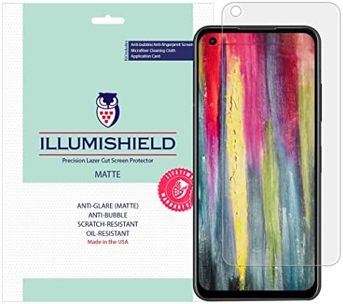 Illumishield Matte Screen Protector Compatível com asus zenfone 9 anti-Glare Shield Anti-Bubble e Antifingerprint Pet Film