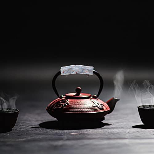 Hemoton Tea Kettle Handle Tampa de bule de chá com mangueira de manga de panela portador de maconha Microondas Integrade de geladeira