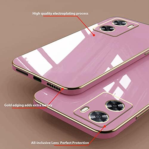 Wousunly Compatível com o Case Appo A57S Silicone Pink, revestimento da capa fina e macia à prova de choque e macio