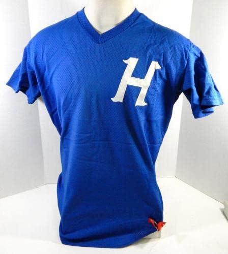 Final dos anos 80 no início dos anos 90, Huntsville Stars #41 Game usou Blue Jersey 44 DP23936 - Jogo usou camisas MLB