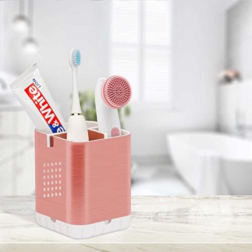 Suporte de escova de dentes elétrica de Boperzi com anti-deslizamento, armazenamento de bancada de banheiro destacável