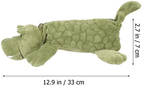 OPERITACX FROG LENTA PLUSH CROCODILE LENTO LENTO LENTO DE PARTIMAGON PACOMENTE SACO DE LENTO SACO DO ESTUDANTE DE ESTUDANTES PARA OS MENINOS DO MENINOS DO MENINOS ESCOLAS DE ESCOLA ESCOLA CASE ESTÓCIA