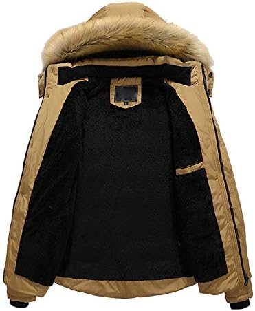 Jaqueta quente com capuz Men Jacket com zíper para casacos ao ar livre Bolso de inverno Casacos masculinos e jaquetas Moda