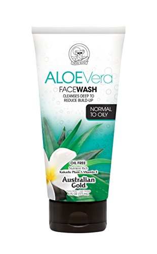 Scrub de face semanal australiano Gold, 6 onças | Revela pele suave e mais brilhante | Esfoliação intensa