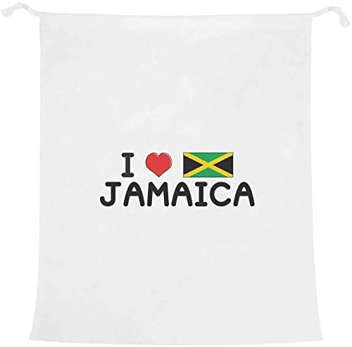 Azeeda 'I Love Jamaica' Lavanderia/Bolsa de Lavagem/Armazenamento