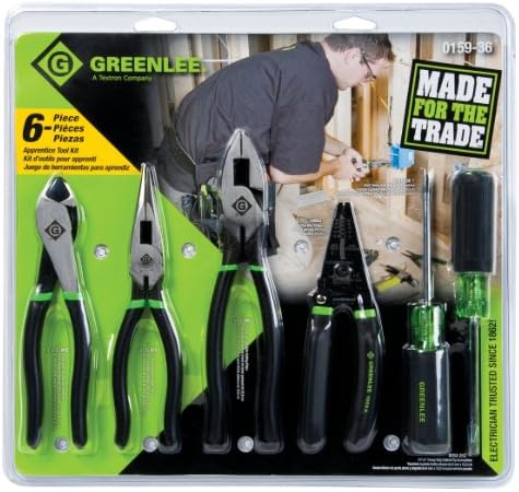 Greenlee 0159-36 Kit de ferramentas manuais, seis peças