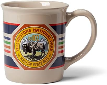 Caneca de café do Parque Nacional Pendleton, Glacier White