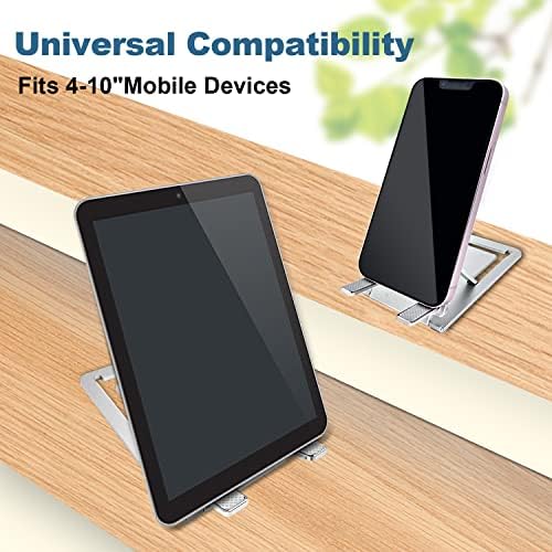 Stand para celular para mesa, suporte de comprimido portátil de metal premium ajustável Montagem resistente para acessórios de