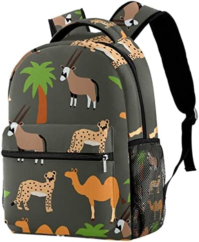 Mochila de viagem VBFOFBV, mochila de laptop para homens, mochila de moda, camelo leopardo antílope cartoon coco animal