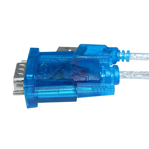 USB a RS232 Porta serial 9 pinos DB9 Cable Serial Com Porta Adapter Convertor Blue