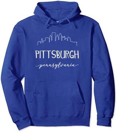 Capuz de Pittsburgh Pennsylvania - camisa do horizonte do centro