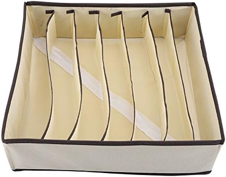 Caixa de armazenamento dobrável de serlio, contêiner portátil de estojo de divisor durável para toalhas de meia de roupas de sutiã