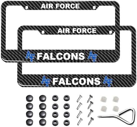 Quadro de placa compatível com Falcons da Força Aérea AF, fibra de carbono