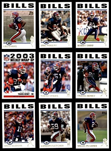 2004 Topps Buffalo Bills quase completa equipe definida Buffalo Bills NM/MT Bills