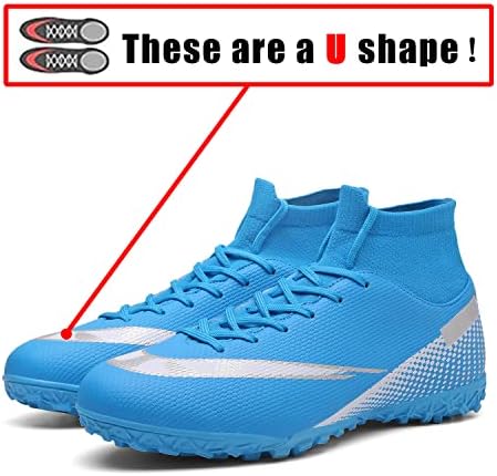 Sapatos de futebol masculino de haloteam chutas profissionais de alto tampão respirável botas de futebol para tf/ag interno