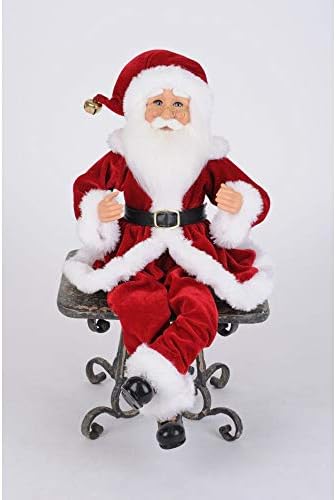 Karen Didion Originals positáveis ​​tradicionais estatuetas, 17 polegadas - decorações e colecionáveis ​​de férias de Natal feitos à mão