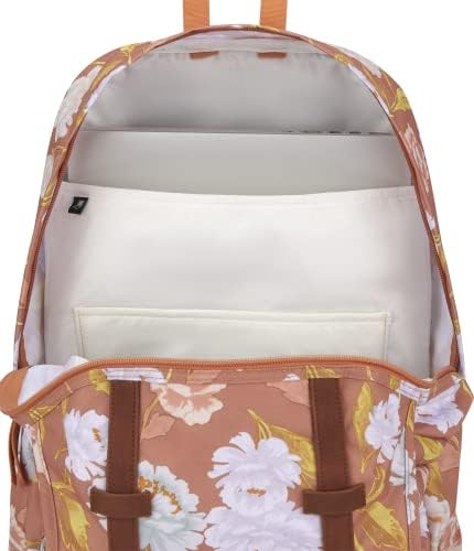 Jansport Cortlandt Backpack de laptop de 15 polegadas - Escola de 25 litros e pacote de viagens, tapeçaria de outono