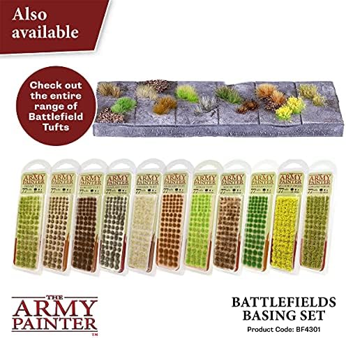 O Conjunto de Casos de Batalha dos Paintadores do Exército - Kit de Modelo de Terreno para Bases de Terreno em miniatura - suprimentos