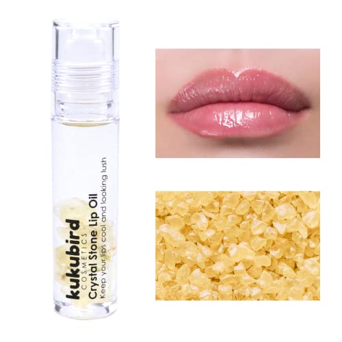 Kukubird Clear hidratante Cristal Stone Nousing Lip Oils