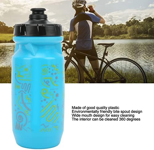 PLPLAAOBO Mountain Bike Sports Water Bottle, chaleira de ciclismo ao ar livre de plástico à prova de vazamento para andar