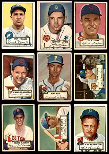 1952 Topps Baseball 25 Card Starter Conjunto/lote VG