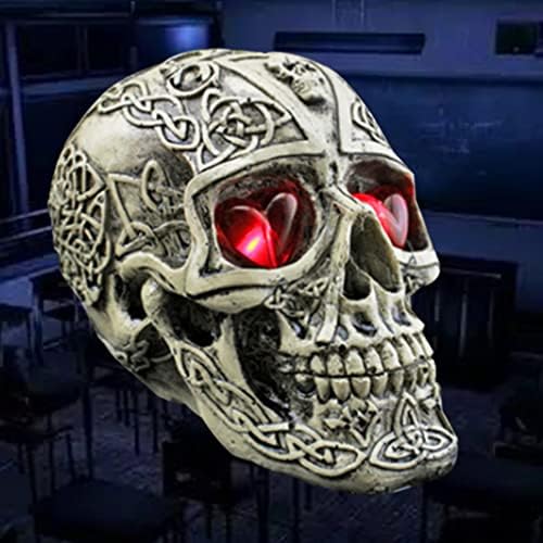 Resina Esqueleto Humano Esqueleto Funnamente Trajes de Halloween Casa Hounted House Scary Prop Prop Decoração de Decoração de Ornamentos