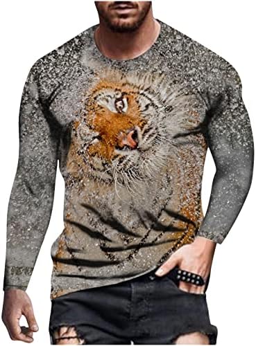 Camisetas gráficas masculinas tees de novidade impressa em 3D camisetas de manga curta engraçada para jovens camiseta de pescoço