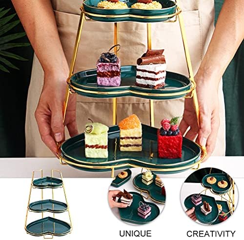 Cupcake Stand Tarde Tea Party Festas de sobremesa Placa Frutas Rack de armazenamento para casa/parede/cozinha/decoração da