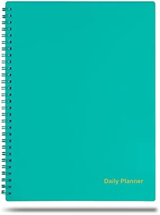 Utytrees Planejador diário sem data - para fazer o planejador de notebooks, horários em branco, 7,6 x10.2 Planejador