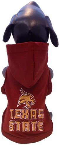 All Star Dogs NCAA Texas State Bobcats algodão Capuz Dog Sweatshirt