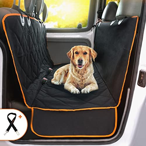 Capa de assento de carro para cachorro para o banco traseiro para carros e SUVs - barragem durável da capa do assento do carro de