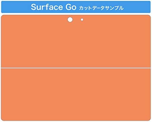 capa de decalque igsticker para o Microsoft Surface Go/Go 2 Ultra Thin Protective Body Skins 008972 simples laranja simples