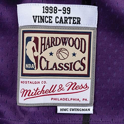 Mitchell & Ness Réplica Swingman NBA Jersey HWC 15 Vince Carter Toronto Raptors Basquete Trikot